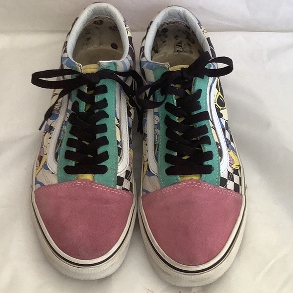 Vans Disney Off the Wall Old Skool 80's Mickey 9 M 10.5 W w/BOX - Picture 2 of 16